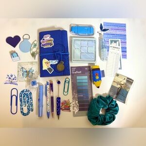 💙 Blue Bookish Bundle — Stationery Gift Set for Readers & Writers